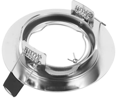 Homoyoyo Soporte Metálico Para Focos Empotrados Marco Resistente Para Luz Cocina y Baño Aro Para Luz Led Moderno y Duradero Compatible Con Lámparas De Techo