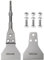 Firecore SDS Plus Bodenschaber-Set 300 mm x 100 mm, Meißelbits für SDS Plus Hammer – Inklusive Ersatzspatel, ideal für Bodenbelagsentfernung