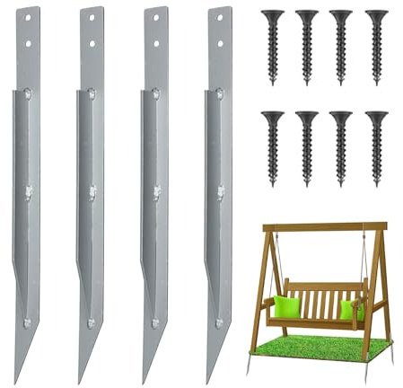 di Terra di da giardino, Kit di Ancoraggi Trampolino | Anchors della Terra Paletti di trampolino | per unghie Tende Heavy Duty per Arch, Playhouse, Play Tower