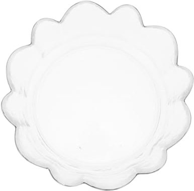 ABOOFAN 1pezzi Ciotola da Cucina in Vetro Ciotola per Frutta Irregolare per Insalata Irregolare in Vetro Bordi Irregolari per Dessert