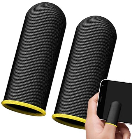 Manchon de doigt mobile | Couvre-doigts ultra fins | Couvre-pouces de jeu mobile | Manchons de doigts haute sensibilité | Gants de doigts professionnels | Manchons confortables pour améliorer la