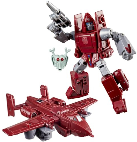 Transformers Age of the Primes Autobot Powerglide, omvandlingsbar Deluxe Class-actionfigur på 11 cm, robotleksaker för barn från 8 år