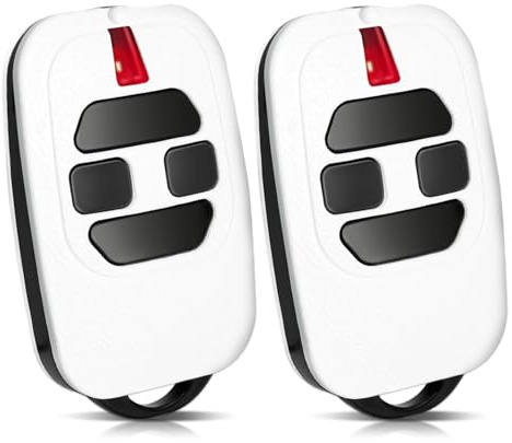 Lot de 2 Telecommande DEA 433,92 MHz Portail pour GTI4, GTI2, GT2/4, Mio TR2/4, Mio TR2N/4N, 4 Canaux, Télécommande pour Portail et Porte de Garage avec Portée Jusqu’à 100 m
