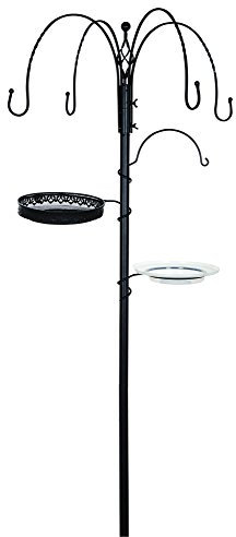 Gardman Decorative Bird Feeding Station - Black