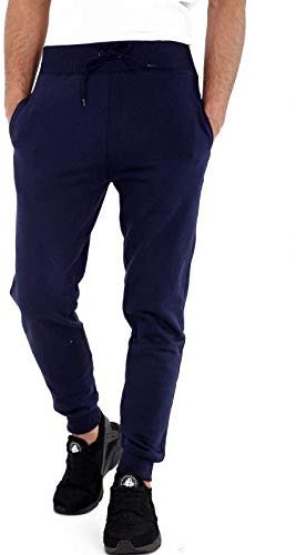 GW CLASSYOUTFIT Kids Boys Girls School Fleece PE Joggers Jogging Tracksuit Bottoms 3-14 Years (13-14 Years, NAVYBLUE)