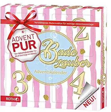 Adventskalender PUR Badezauber: 4 x Badezauber für die Adventssonntage