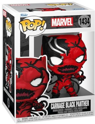 Funko Pop! Marvel: Carnageized - Black Panther - Marvel Comics - Collectable Vinyl Figure - Gift Idea - Official Merchandise - Toys for Kids & Adults - Comic Books Fans - Model Figure for Collectors