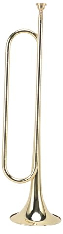 Btuty Bb Trumpet Brass Trumpet Student Trumpet Youth for Beginner Trumpet with Large Bell Bright Sound Comfortable Mouthpiece for School Band Practice Orchestra