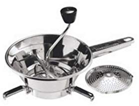 Gnali Mulino a mano per il cibo in Acciaio inossidabile Argento, PSV20, 3Dischi, Macinazione