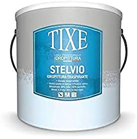 TIXE Idropittura Traspirante – Pittura per Interni Resistente e Traspirante per Pareti, STELVIO 14 LT