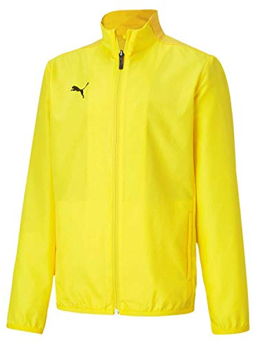 PUMA Kinder teamGOAL 23 Sideline Jacket Jr Trainingsjacke, Cyber Yellow-Spectra Yellow, 176