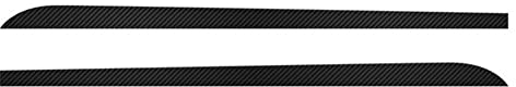 Aublinto Autocollants De Jupe LatéRale En Fibre Carbone,2pcs Jupe De Bas De Caisse En Fibre Carbone Compatible B=M=W F30 F31 M Paquet 328i 335i 320i 330i SéRie 3 2011-2019 Accessoires,Noir,205CM