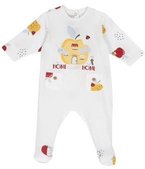 Chicco, Tutina Neonato e Neonata, in Morbido e Leggero Cotone, con Comoda Apertura a Patello, Ideale per Primavera e Autunno, Designed in Italy, Abbigliamento Neonato e Neonata 0-24 Mesi