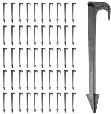 50 pezzi colonna di supporto per irrigazione a goccia, asta fissa, supporto per tubo di irrigazione, accessori da giardino, spina da giardino
