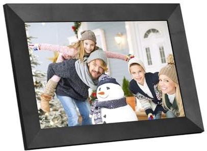 8 10.1 Smart WiFi Photo Frame Cornice Digitale Album Fotografico 1280 * 800 IPS Touch Screen 16GB Regalo Di Archiviazione Controllo APP Condividi facile(Black-8 inch)