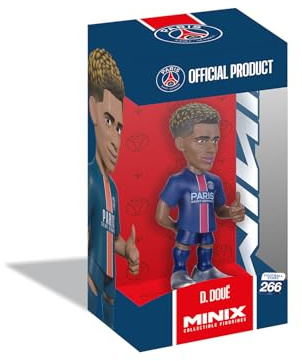 MINIX - Football Stars #266 - PSG - Doué - Figurine à Collectionner 12 cm