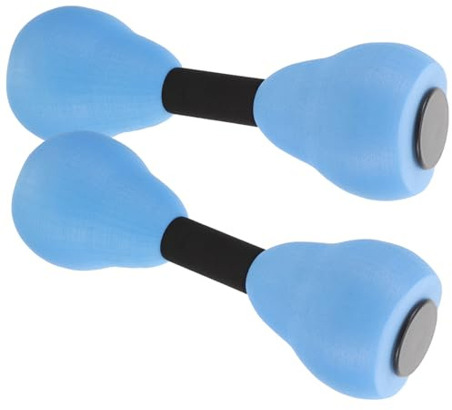 Luxshiny Haltères Aquatiques Réglables Eva Bleu et Noir 1 Paire Poids de Piscine Portable pour Entraînement Fitness Aquagym Maison Garçon et Filles Adultes