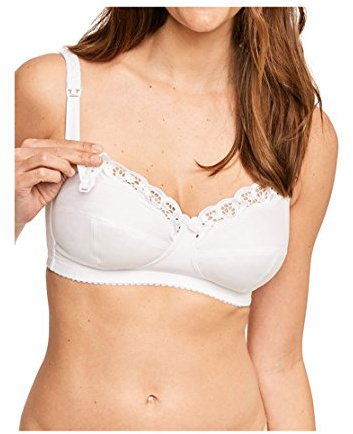 Soutien-Gorge D'Allaitement En Dentelle 428 (95B (36B), Blanc)