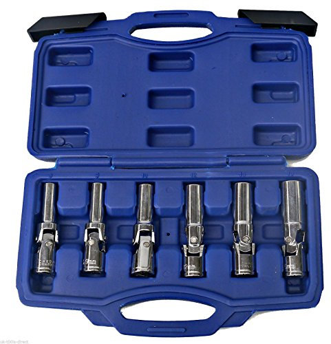 Toolzone Extra Long Glow Plug - Spark Plug Socket Set 6pc