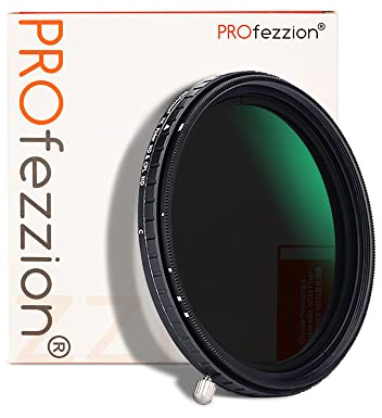PROfezzion 2 in 1 67mm Graufilter ND & CPL Filter Polfilter für Canon EOS R RP R6 R6II mit RF 24-105mm Kit-Objektiv, für Canon 90D 80D 77D 70D mit EF-S 18-135mm Kit-Objektiv & weitere 67mm Objektive