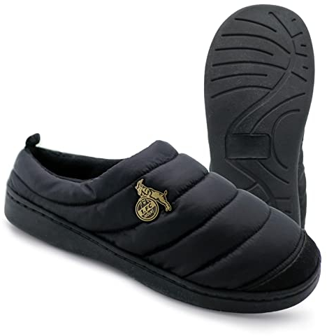 Bock op Kölle 1. FC Köln Fanartikel Pantoffeln schwarz Unisex Hausschuh Gartenschuh (eu_footwear_size_system, adult, numeric, medium, numeric_45)