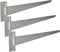 IRONTITE® Lot de 3 charnières en T galvanisées BZP 600 mm – Charnières en T revêtues de zinc pour portails en bois ou abris de jardin