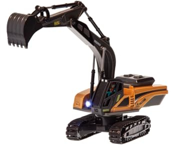 s-idee® BC1049 gelb RC Bagger 1:24 ferngesteuertes Baustellenfahrzeug 2,4 ghz