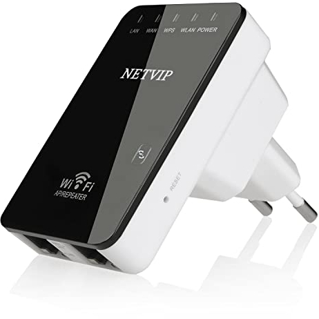 WLAN Repeater Router Wi-Fi Verstärke Range Extender Wi-Fi Signal-bosster Wireless Access Point 2.4GHz mit WPS Funktion Willigt IEEE802.11n/g/b(300Mbit/s) Kompatibel mit Allen WLAN Geräte