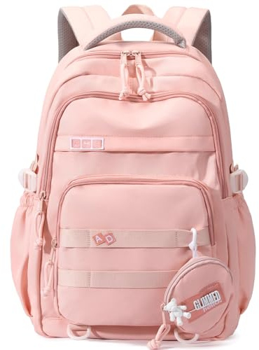 Armbq Children Backpack for Girls Aesthetic School Bags for Teen Girls Elementary Middle Causal Daypacks