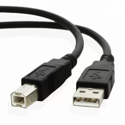 2.0 USB printer cable, 6ft devices connector lead, High Speed cord for scanner, laptop, computer and other electronic devices - USB Cable for Piano MIDI Controller,Lead Printer for A Male to B Male