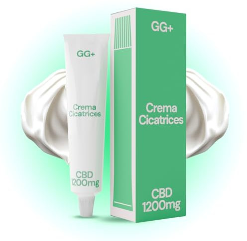 GG PLUS Crema Cicatrizante y Crema Regeneradora 40ml | Crema Cicatricure | Crema Cicatrizante Heridas Cicatriz Efecto | Reductor Cicatrices y Relaja, Alivia Picor e Hidrata la Piel | Crema Quemaduras
