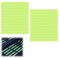 24Pcs Reflective Tape,Anti-Slip Glow Stair Strips Luminous Safety Treads Stickers Self-Adhesive Strip Luminous Stickers Green Glowing Waterproof Protection Stripe Sticker,for Steps Staircase Floor