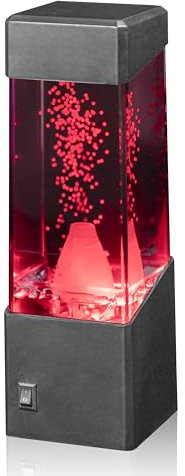 YAKii Volcano Lava Lamp,USB Powered Night Sleep Light,Quiet Design, Room Office Decor Relax Mood Lighting, Unique Birthday Christmas for Boys and Girls