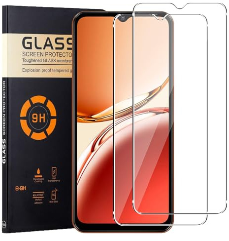 Screen Protector for Blackview WAVE 7C,[2 Pack] 99.99% HD Full Coverage Easy Installation Round Edge Scratch Resistant Bubble Free,9H Hardness Premium Quality Tempered Glass Film,Transparent