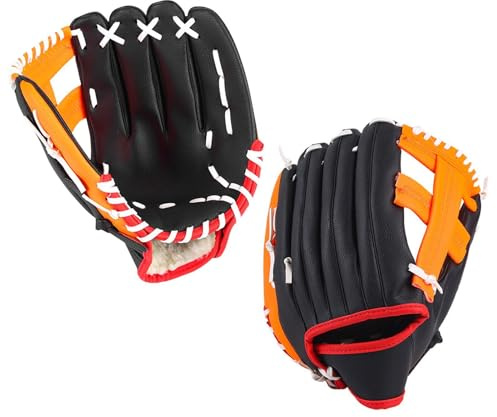Softball vantar för vuxna, sport baseballvante för, unika sport baseballhandskar för | Handkastande vantar, basebollset för unga pojkar och flickor, é