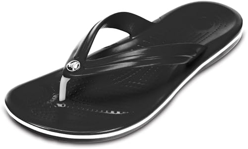 Crocs Unisex Crocband Flip Flip Flops, Black, 3 UK Men/ 4 UK Women