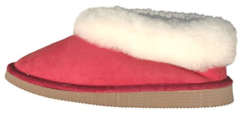 HDH chaussons femmes camel fourrés peau de mouton - tannage naturel