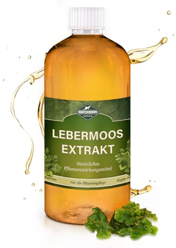 Martenbrown® Lebermoos-Extrakt rein 1 Liter Lebermoos Universaldünger | pilzheilende Wirkung | Anti-Pilz-Extrakt für Bakterien und Pilzbefall bei Pflanzen Lebermoosextrakt (44,99€ / l)