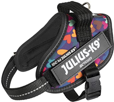 IDC Powerharness, Size: XS/Mini-Mini, Mixed Heart - Limited Edition