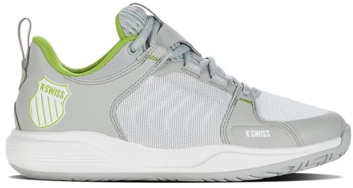K-Swiss Performance Ultrashot Team, Tennis Shoes, Gray Violet/White/Lime Green,