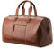 DRAKENSBERG Leder Weekender 'Romeo' für Damen und Herren, luxuriöse Reisetasche und Handgepäck, IATA onboard tauglich, 30L - Kastanien-Braun, DR00500