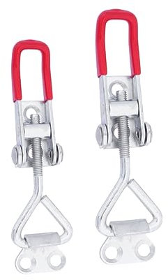 DIYEAH 2 Pièces 4001 4002 Fixation rapide pince à dégagement rapide pince de porte fermoir à bascule Serrer pince à loquet pince à bascule sauterelle verticale