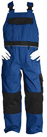 Kinder Arbeitshose Latzhose Engelbert Strauss Marine schwarz Gr. 110/116