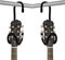 AUXPhome 2 pack, Closet Guitar Hanger/Display Rack Guitar Bar Hanger Guitar Bracket Holder Guitar Stand Portable Black Guitar Holder With No slip Rubber Padding - Does not include guitar