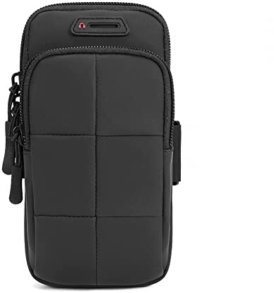 DONGKER Fascia Braccio Sportiva, Porta Cellulare Impermeabile per Correre Borsa Bracciale Regolabile per Corsa Running