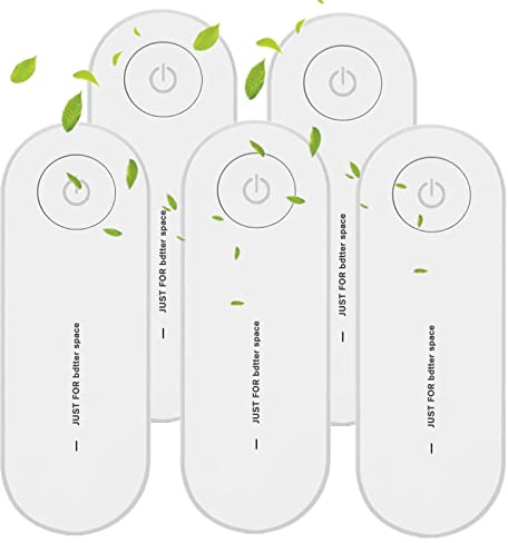 Pure Air - 5 Units- Plug-in Air Purifier,Mini Portable Air Purifier for Home & More Suitable for Bedrooms, Toilets, Living Room,bathrooms,closets,hotel,pet room
