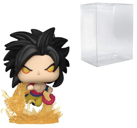 POP! Plus Animation: Dragon Ball GT - Super Saiyan 4 Goku (Dragon Fist) #2077 Exclusive Bundled with Compatible Box Protector Case