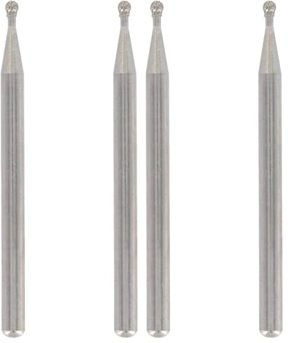 Dremel 7103 - Punta diamante 2 mm, juego accesorios 2 muelas para herramienta rotativa para grabar, tallar y retocar madera, porcelana, cerámica, vidrio, cuero, plástico (Paquete de 2)