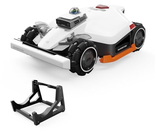 MAMMOTION LUBA 3 AWD 3000 Robot Tagliaerba con Supporto per Autolavaggio, Posizionamento LiDAR+NetRTK+AI Vision Tri-Fusion 360°, Trazione Integrale Pendenze all'80%, Altezza di Taglio 25-70mm