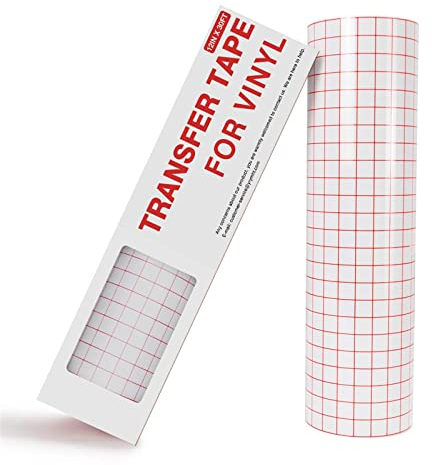 YRYM HT Transferfolie Plotter für Plotterfolie, 30,5cm x 914cm Übertragungsfolie Plotter für Silhouette Cameo, Transferfolie für Partydekoration, Becher, Fenster und Aufkleber